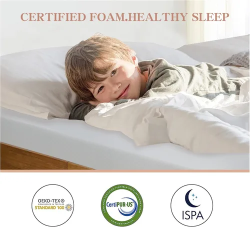 Miniatura 2 de Colchón individual de 5 pulgadas, colchón de espuma viscoelástica de gel en una caja para alivio de presión, certificado CertiPUR-US, colchón