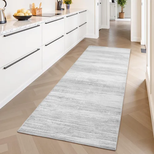 Miniatura 19 de PADOOR Alfombra moderna abstracta para entrada, alfombra lavable de 2 x 3 pulgadas, antideslizante, ultra suave, de pelo bajo, para puerta