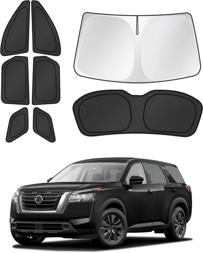 Miniatura 144 de Canvcle Parasol para parabrisas para Honda Civic de 11ª generación 2022-2025 2026 (no para Hatchback), kit de cubierta para ventana trasera lateral