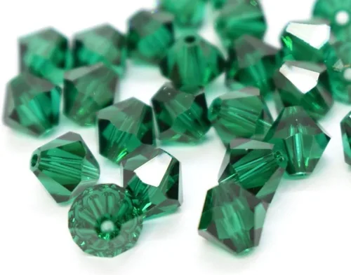 Miniatura 23 de 100 piezas auténticas Preciosa de 3 mm (0,12 pulgadas) cuentas sueltas de cristal bicono facetado pequeño amatista púrpura compatibles con cristales