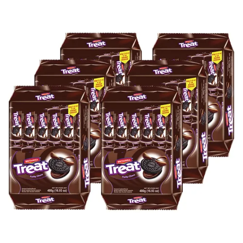 Miniatura 9 de BRITANNIA Treat Naughty Jim Jam Biscuits Sandwich 3.52oz (100g) – Galletas aromáticas para sándwich – Magic of Naughty Jim Jam Cream Cookies