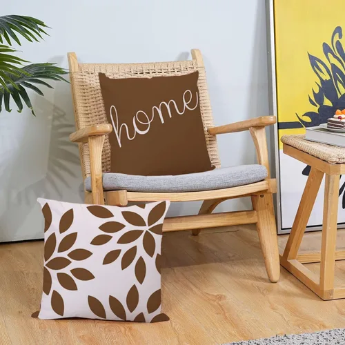 Miniatura 5 de Juego de 4 fundas de almohada decorativas de 18 x 18 pulgadas, fundas de almohada de sofá de 18 x 18 pulgadas, fundas de almohada cuadradas