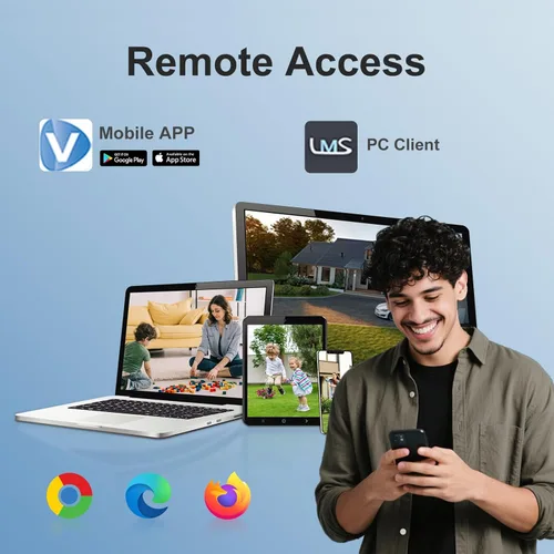 Miniatura 4 de UNILOOK Cámara IP Bullet PoE de 6 MP, cámara IP de seguridad con cable para exteriores, detección de movimiento de vehículos humanos, visión