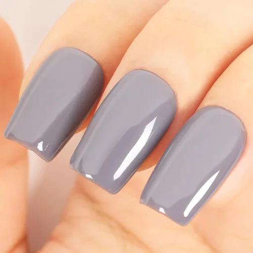 Miniatura 36 de Esmalte de uñas en gel color púrpura oscuro de medianoche - 15ml de esmalte de uñas en gel Jelly color morado negro, color traslúcido