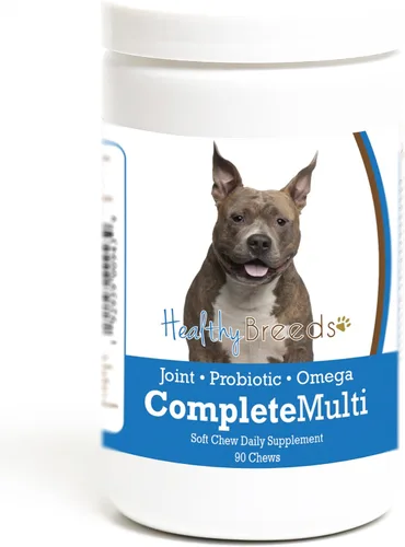 Miniatura 253 de Healthy Breeds Pug todo en uno multivitamínico suave masticable 60