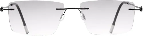Miniatura 9 de YIMI Lentes de sol multifocales progresivos sin montura para hombres y mujeres, lentes de sol trifocales con bloqueo de luz azul Negro