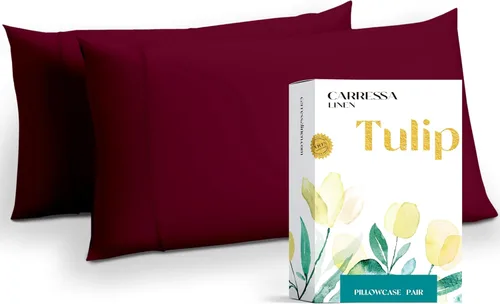 Miniatura 12 de Carressa Linen - Juego de sábanas de 800 hilos de 100 % algodón egipcio, tamaño King (4 piezas, arena del desierto) suave, refrescante, bolsillo