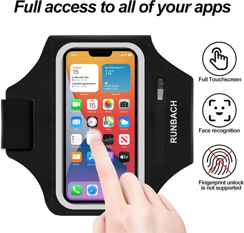 Miniatura 2 de Brazalete de running para Google Pixel 10/10 Pro XL/9/9 Pro XL/8/8 Pro/7/7a/7 Pro/6/6a/6 Pro/5/5a/4/4a/4XL/3a/3 XL, resistente al agua con ranura
