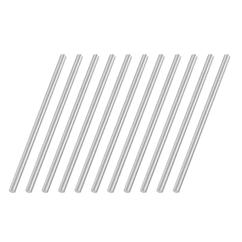Miniatura 8 de Varilla redonda de acero inoxidable 304 de 0.059 in x 3.937 in, varillas de eje sólido de metal, barra de torno para manualidades