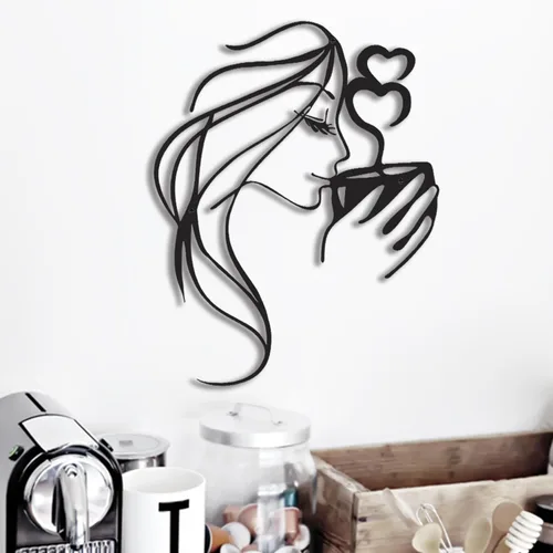 Miniatura 9 de LIYAOLI Arte de Pared de Metal Negro Relajante, Letrero de Relajación Moderno Decoración de Letras para Baño, Letrero Decorativo de 3D en Metal