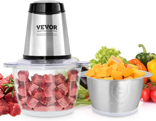 Miniatura 10 de VEVOR Molinillo de Carne Manual, Molinillo de Mano de Hierro Fundido de Alta Resistencia con Abrazadera de Mesa de Acero, Picadora de Carne