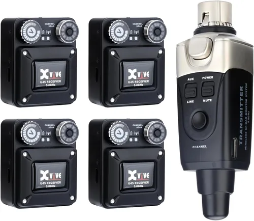 Miniatura 8 de Xvive CU4 Estuche Duro para Sistema Inalámbrico de Monitor Intrauditivo U4/U45 para Monitoreo en Vivo en el Escenario