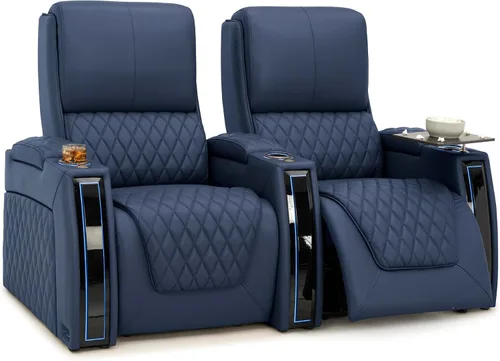 Miniatura 49 de Seatcraft Apex Zero-Gravity CoolZero - Asiento de cine en casa de cuero italiano, reposacabezas eléctrico, lumbar eléctrico, reclinable eléctrico