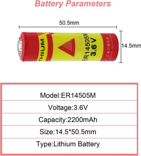 Miniatura 2 de Hoorae 30 Pack ER14505M 3.6V 2200mAh Lithium Battery Non-Rechargeable(AA)