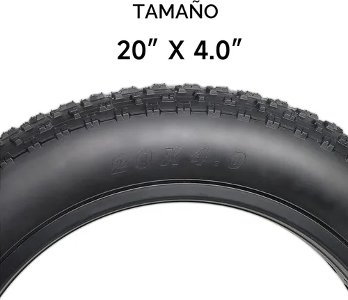 Miniatura 6 de Neumático de Reemplazo para Bicicleta de Llanas Anchas Hycline: Neumáticos Plegables MTB de Alto Rendimiento y Resistente al Desgaste de 20x4.0