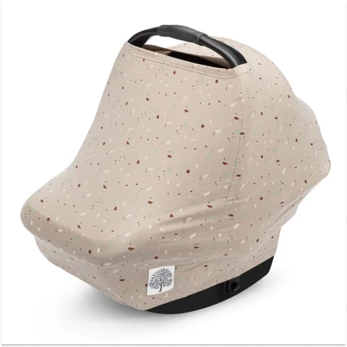 Miniatura 11 de Parker Baby - Funda de asiento de automóvil 4 en 1 para niños, toldo elástico para asiento de automóvil, funda de lactancia, funda para carrito