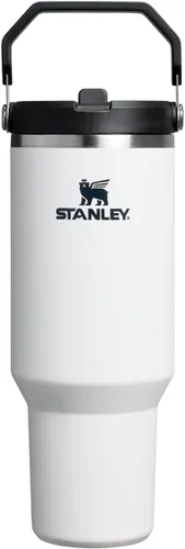 Miniatura 21 de Stanley IceFlow - Vaso con pajilla abatible con asa, de 20 onzas, tapa giratoria y popote abatible, botella de agua resistente a fugas, acero