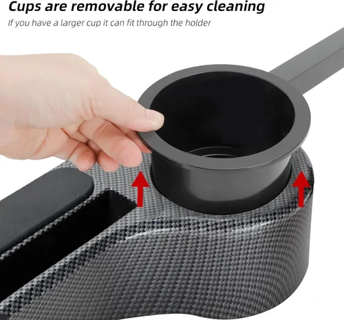 Miniatura 7 de Roykaw Reposabrazos de carrito de golf con soporte para tazas/reposabrazos de asiento trasero apto para EZGO/Club Car/Yamaha y la mayoría