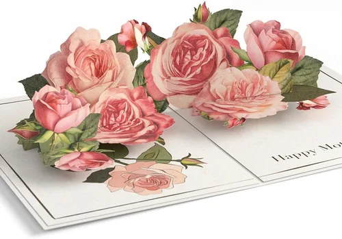 Miniatura 10 de Lovepop Tarjeta desplegable de flores para el Día de la Madre, ramo floral pastel 3D, tarjeta de felicitación para mamá, esposa, hija, mamá, ella