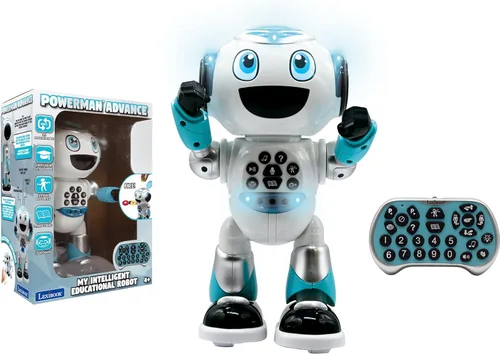 Miniatura 6 de LEXiBOOK - Powerman Jr. Robot inteligente interactivo para niños que lee en la mente, juguete para niños, baila, reproduce música, cuestionario