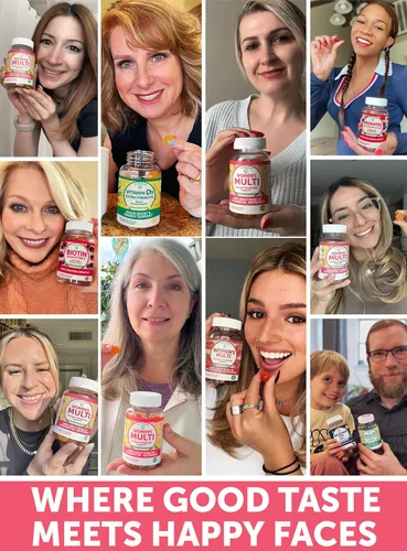 Miniatura 4 de Lunakai Gomitas multivitamínicas hechas en Estados Unidos para mujer, deliciosas vitaminas diarias 16 para mujeres, bienestar, energía y apoyo