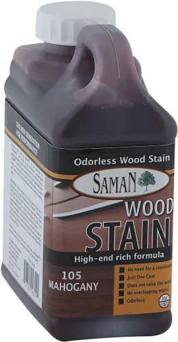 Miniatura 56 de SamaN Tinte para Madera Interior a Base de Agua - Tinte Natural para Muebles, Molduras, Paneles de Madera, Gabinetes (Forest TEW-104-12, 12 oz)