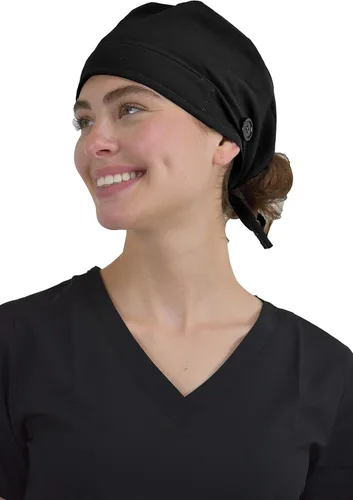 Miniatura 2 de 3-Pack Scrub Caps with Buttons Adjustable Working Hats for Women Men One Size GT Performance