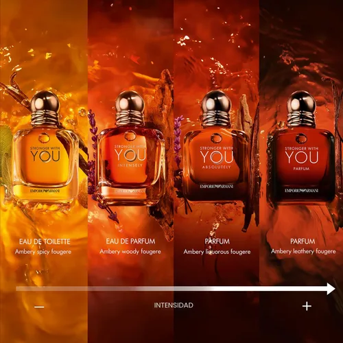 Miniatura 5 de Armani Beauty - Stronger With You - Eau de Toilette - Colonia para Hombre - Fragancia picante cálida - Castaño, lavanda, salvia tierna, notas