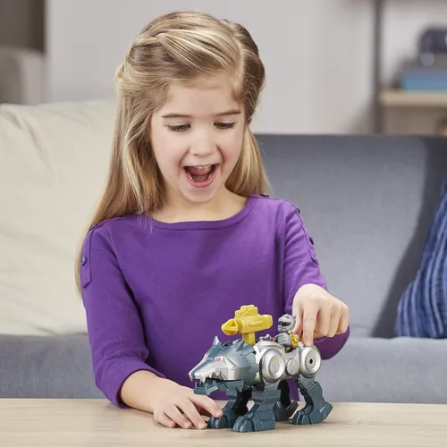 Miniatura 4 de PlaySkool Heroes Power Rangers Silver Ranger & Wolf Zord, paquete de 2