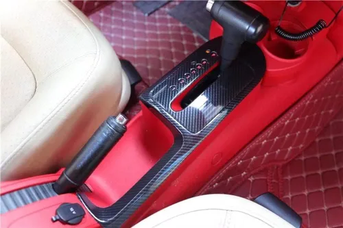 Miniatura 7 de HIGH FLYING Para Volkswagen New Beetle 2003-2010 Accesorios para el interior del automóvil, kit de panel de engranajes de la consola, cubierta ABS