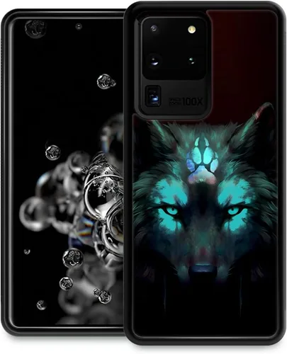 Miniatura 31 de CARLOCA Funda compatible con iPhone 13 Pro, diseño gráfico de identidad negra espiritual lobo, a prueba de golpes, antiarañazos, para iPhone 13 Pro