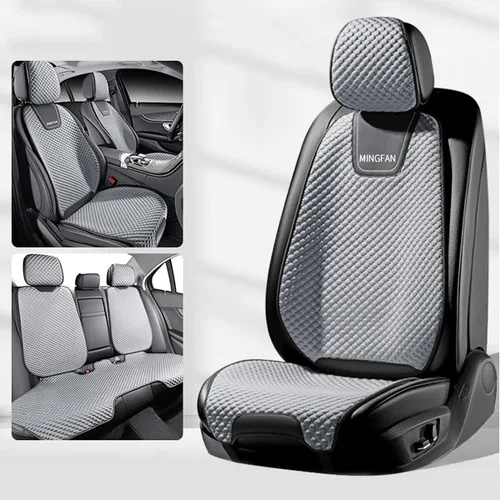 Miniatura 11 de Fundas de asiento de automóvil para Ford Mustang Mach-E, cojines de asiento transpirables, cómodos protectores de asiento delanteros y traseros de 5