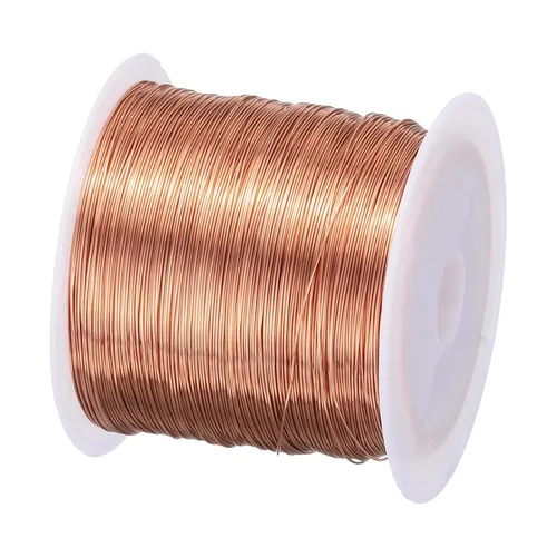 Miniatura 73 de MECCANIXITY - Alambre magnético de calibre 46 AWG - 0.04mm Hilo de cobre esmaltado - Bobina de alambre magnético de 14669 pies (4471m) - 50g Grado F
