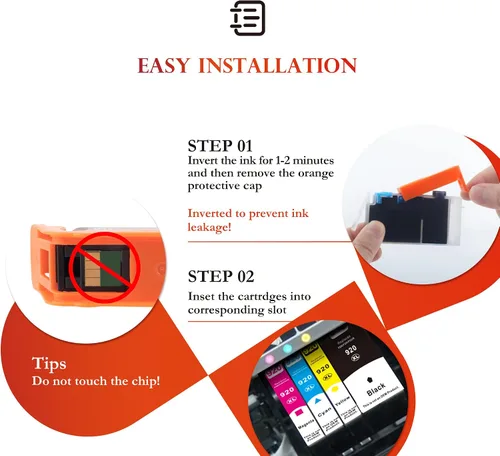 Miniatura 3 de ejet Cartucho de tinta de repuesto compatible para HP 920XL 920 XL para usar con impresora Officejet 6500a 6500 7500a 6000 7500 7000 E709 E710 Plus