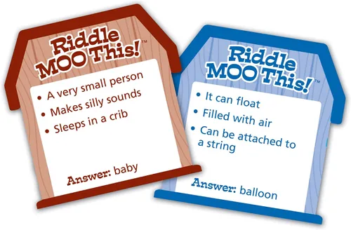 Miniatura 3 de Learning Resources Riddle Moo This - Divertidos juegos de cartas para niños y adultos, juegos de aprendizaje en el aula para niños de 5 a 7 años