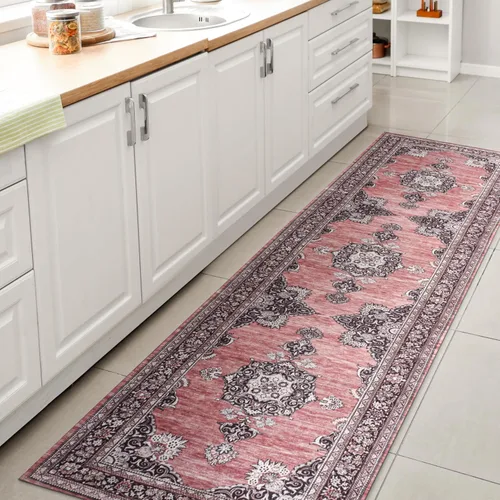 Miniatura 12 de JONATHAN Y Bausch - Alfombra lavable a máquina de 2 x 8 pies, felpilla envejecida y bohemia para sala de estar, dormitorio, cocina, oficina, fácil