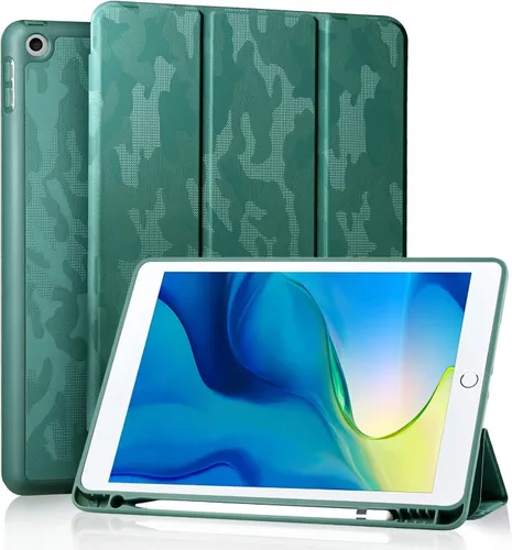 Miniatura 20 de Akkerds - Funda Compatible con iPad de 10.2 Pulgadas 2021/2020/2019, para iPad de 9ª/8ª/7ª Generación con Soporte para Lápiz, Funda Protectora