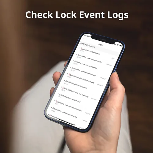 Miniatura 5 de SwitchBot Smart Keypad Touch para SwitchBot Lock, Entrada sin llaves con huella dactilar para el hogar, IP65 a prueba de agua, admite contraseñas