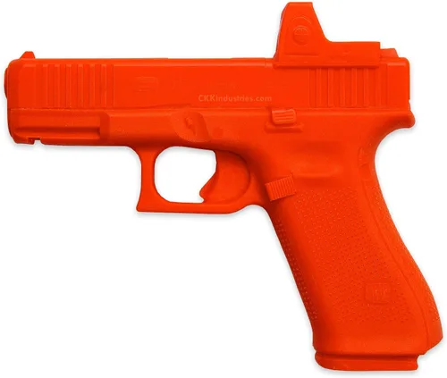 Miniatura 19 de American Safety Trainers - Compatible con modelos Glock - Pistolas de entrenamiento de polímero sólido no funcionales - Naranja brillante - EE.UU.