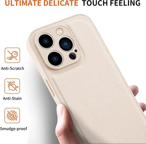 Miniatura 3 de Compatible con iPhone 7 Plus/8 Plus Funda de cuero para teléfono para mujeres, funda de lujo sólida de moda, funda delgada anti-choque de diseño
