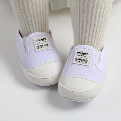 Miniatura 2 de Zapatos de bebé para niños y niñas, tenis de suela antideslizante, zapatos planos para primeros pasos, zapatos planos y perezosos