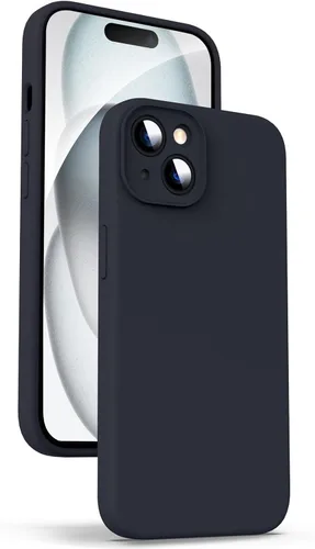 Miniatura 138 de Supdeal Funda de silicona líquida para iPhone 12 Pro Max, [protección de cámara] [antihuellas dactilares] [carga inalámbrica] Funda protectora de 4