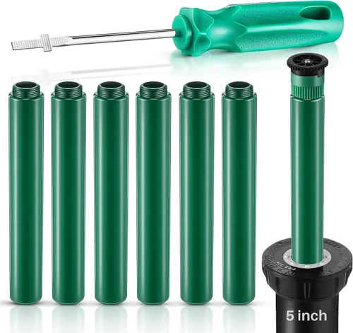 Extensión elevadora emergente de 5 pulgadas compatible con rociadores Rain Bird 1800 y Hunter Pro-Spray, extensor de cabezal de aspersor con