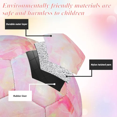 Miniatura 3 de Soccer Ball Size 3/Size 4 for Kids, Premium TPU Toddler Soccer Balls Interactive Indoor Outdoor Sports Toys for Kid Children Boys Girls Teenager