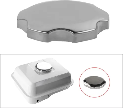 Miniatura 2 de FLYPIG Tapa de gasolina de repuesto cromada para Honda GX120 GX160 GX200 GX240 GX270 GX340 GX390 Tapa del tanque de gasolina del motor 17620-ZH7-013