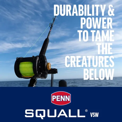 Miniatura 2 de Penn Squall II Palanca de arrastre de 2 velocidades - Carrete de pesca convencional