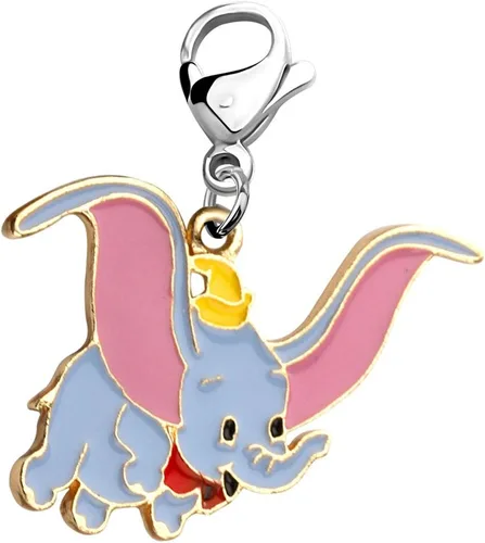 AKTAP Divertido dije con cremallera inspirado en elefante mosca para bolso de mano, bolso de mano, colgante de elefante mosca para hacer joyas de