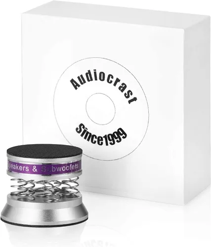 Miniatura 7 de Almohadillas de base de aislamiento de altavoces, protector de piso de resorte, antideslizante antivibración, soporte de altavoz, amortiguador