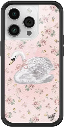 Miniatura 8 de Wildflower Carcasas – Compatible con iPhone 14 Pro Protector negro parachoques, certificado de prueba de caída de 6.5 pies, propiedad de mujeres