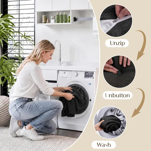 Miniatura 8 de Almohada de Cuña para Cabecero - Almohada Triangular para Cabecero de Cama, Almohada de Cuña para Descanso en la Cama, para Sentarse en la Cama
